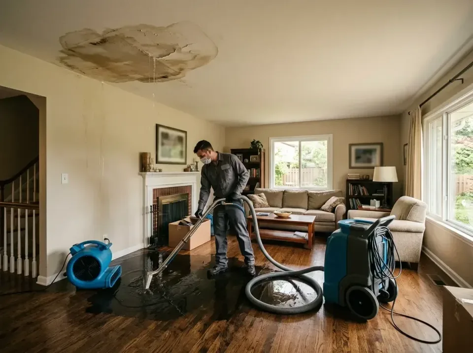 attic-pipe-burst-ceiling-drip-008 — frequently asked questions, Water Damage Restoration & Carpet Care in Matthews, NC
